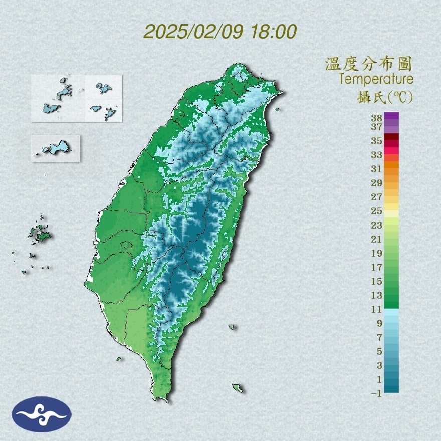 今晚至明晨非常寒冷! 台東今日溫度極值「紅石1.2度、瑞和9.6度」