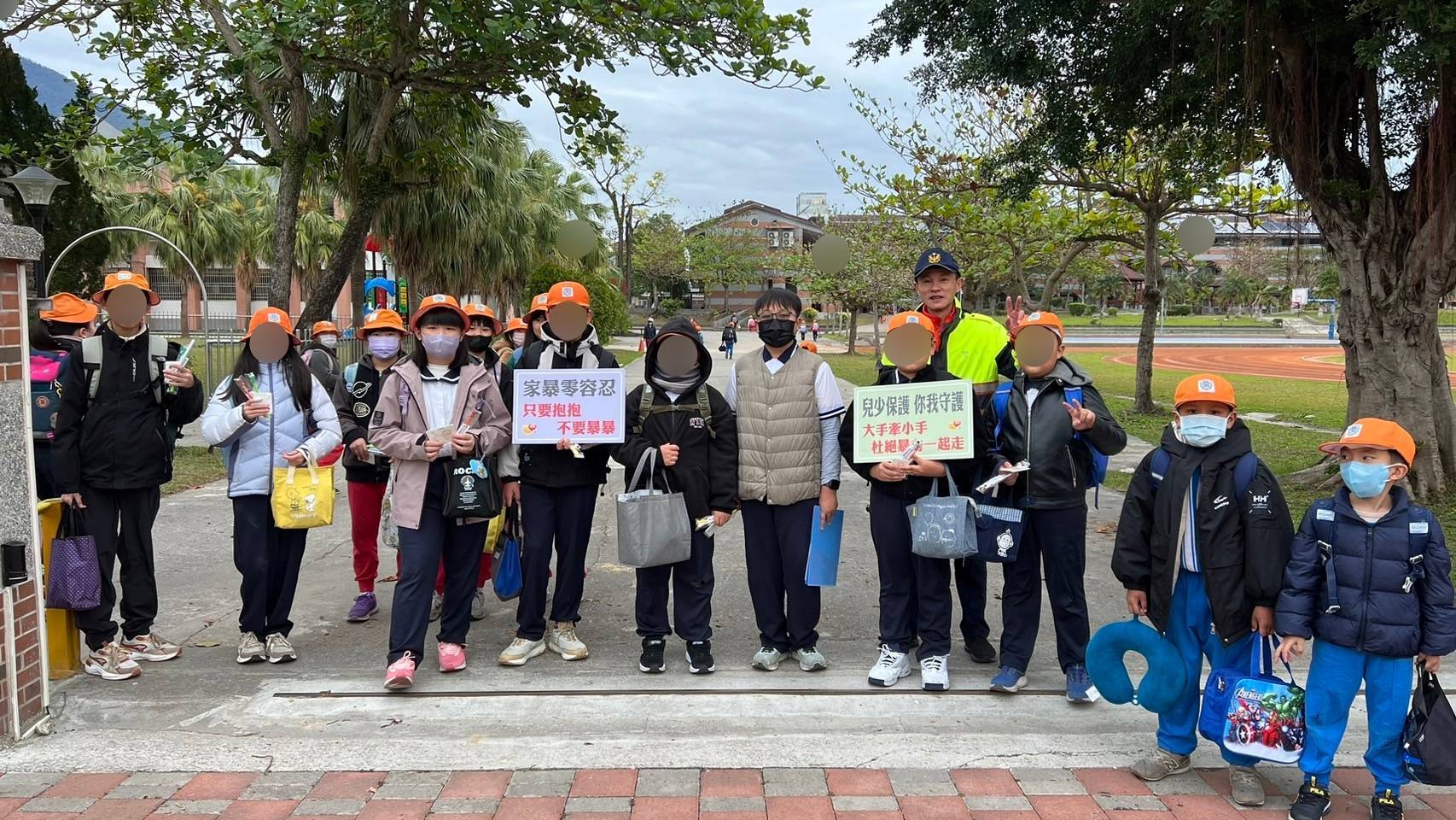 關山警察分局執行「護童專案」 維護學童上學之安全