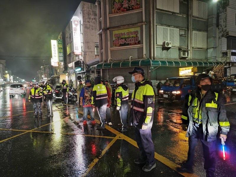 臺東警察分局嚴密部署，務使次日遶境順利圓滿