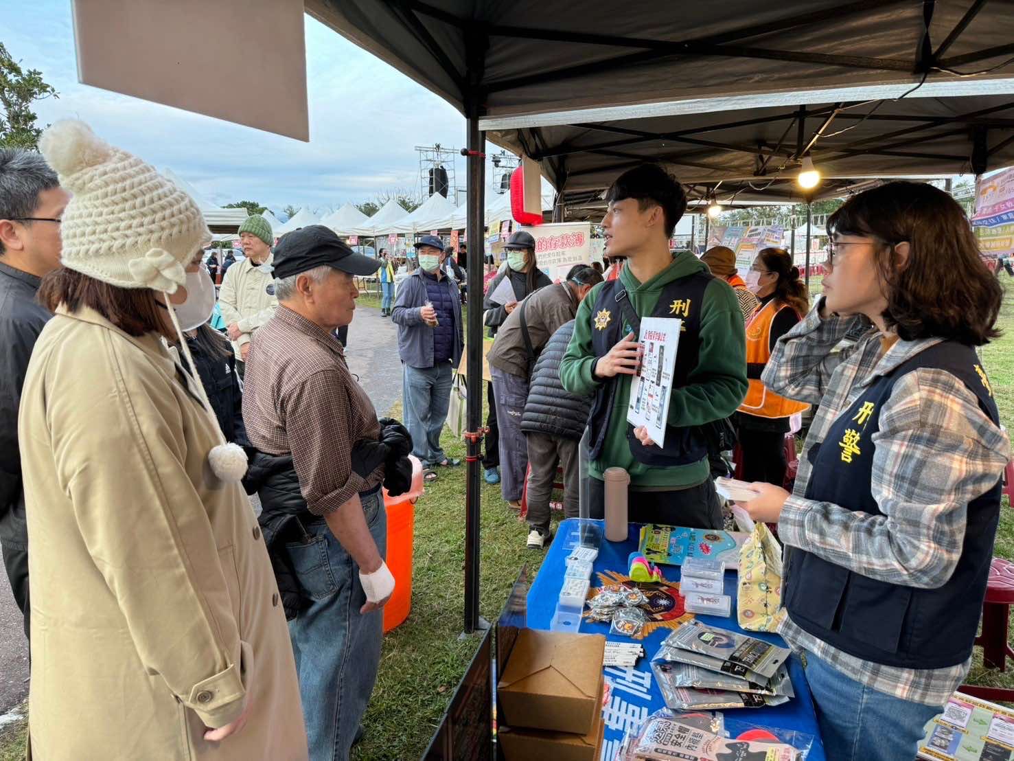 東警宣導「打詐儀錶板」，一同識詐慶元宵