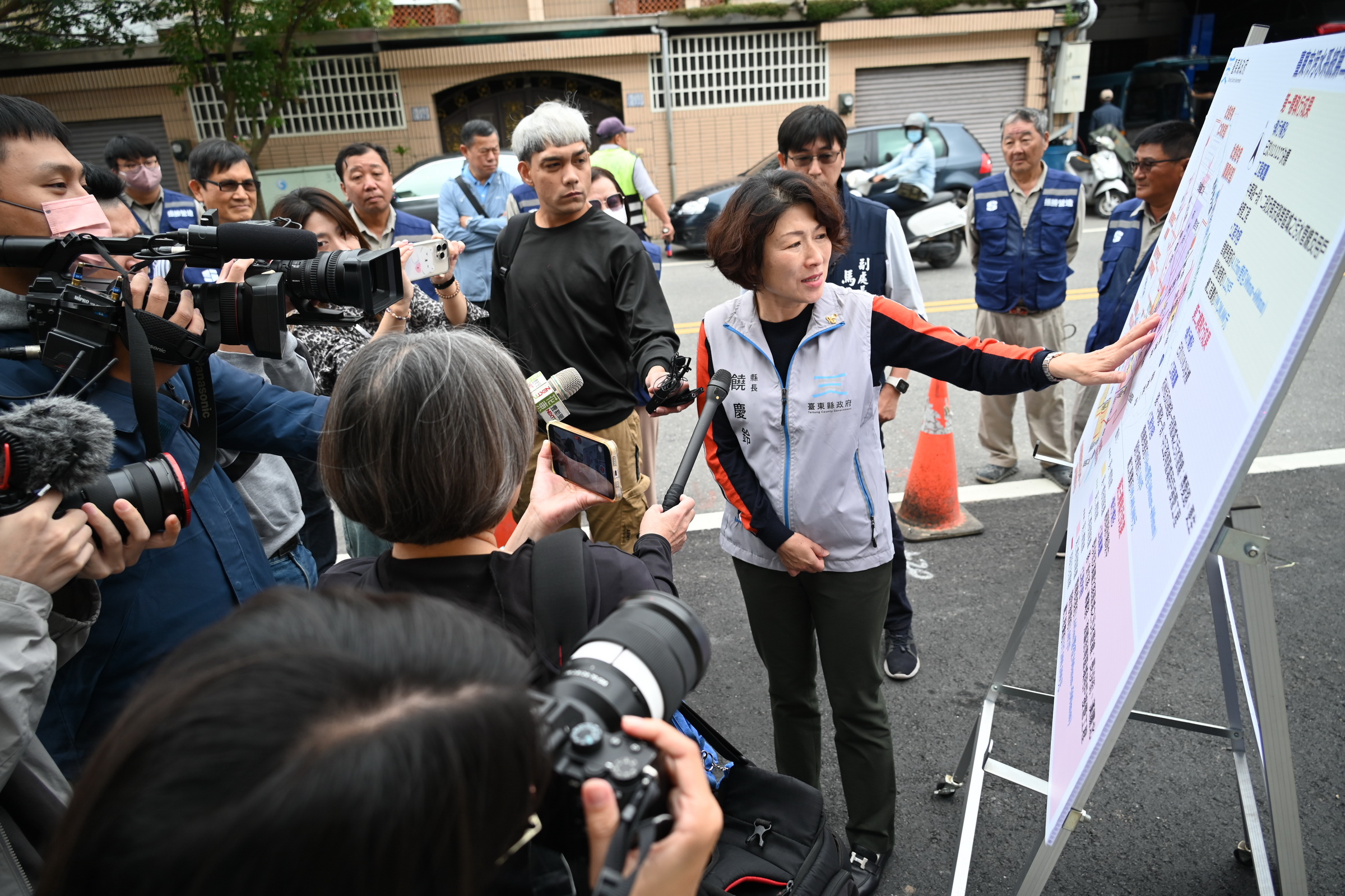 市區「污水下水道」建設加速 饒慶鈴今視察第二期工程