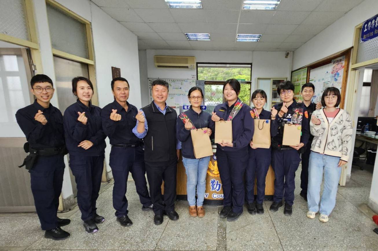 臺東議員慰勉海端聯合所女警，呼籲社會關注女性生理需求