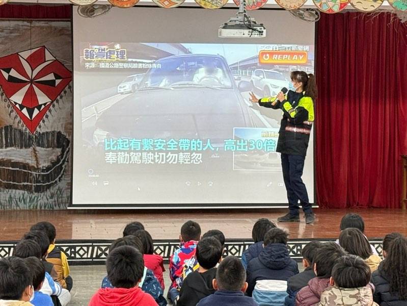 交安觀念從小扎根，前進國小進行宣導