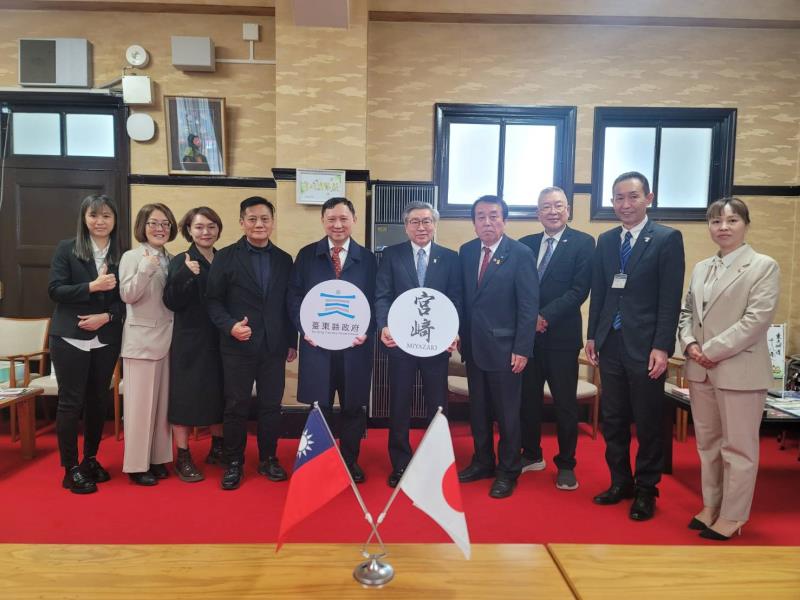 台東縣政府赴日深化友好關係交流