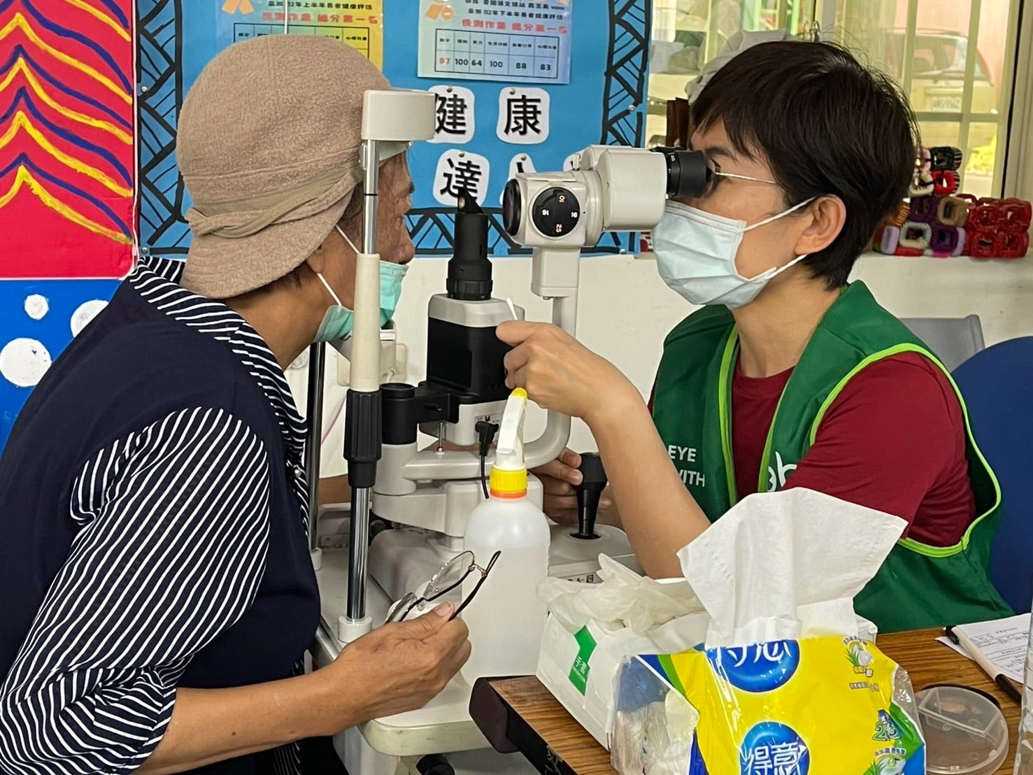 臺灣防盲基金會「眼科義診團隊」 挺進愛國蒲部落