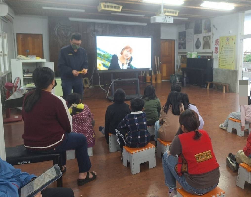 避免悲劇發生，大武警前往介達國小宣導反霸凌