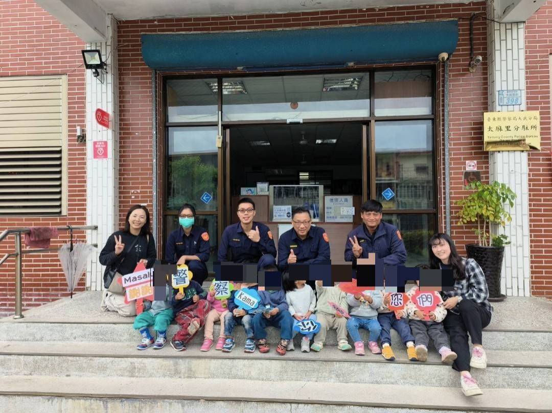 太麻里警分駐所迎小訪客，體驗一日小小波麗士