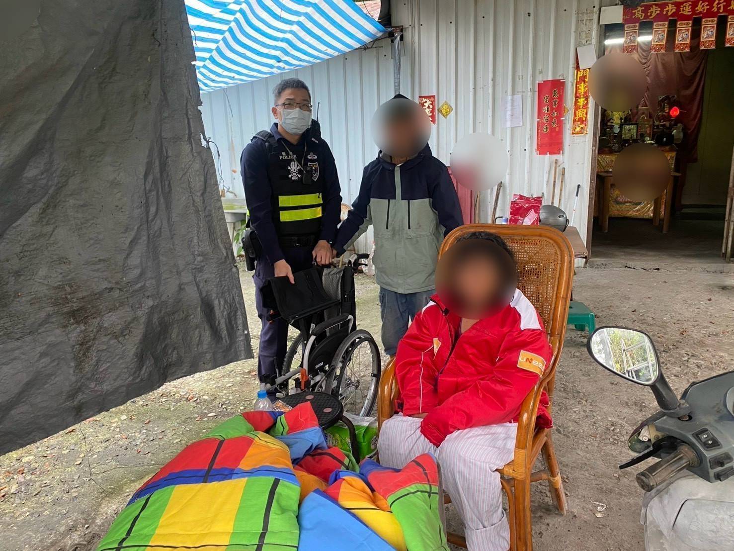 鸞山派出所落實社區警政工作，引社會資源助弱勢家庭渡難關