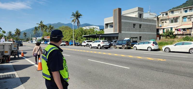 清明連假大武分局加強交通疏導管制