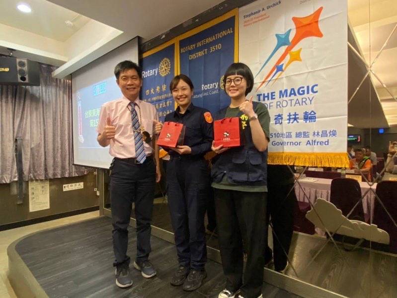 交安、防詐雙重守護！臺東扶輪社例會化身實用講堂