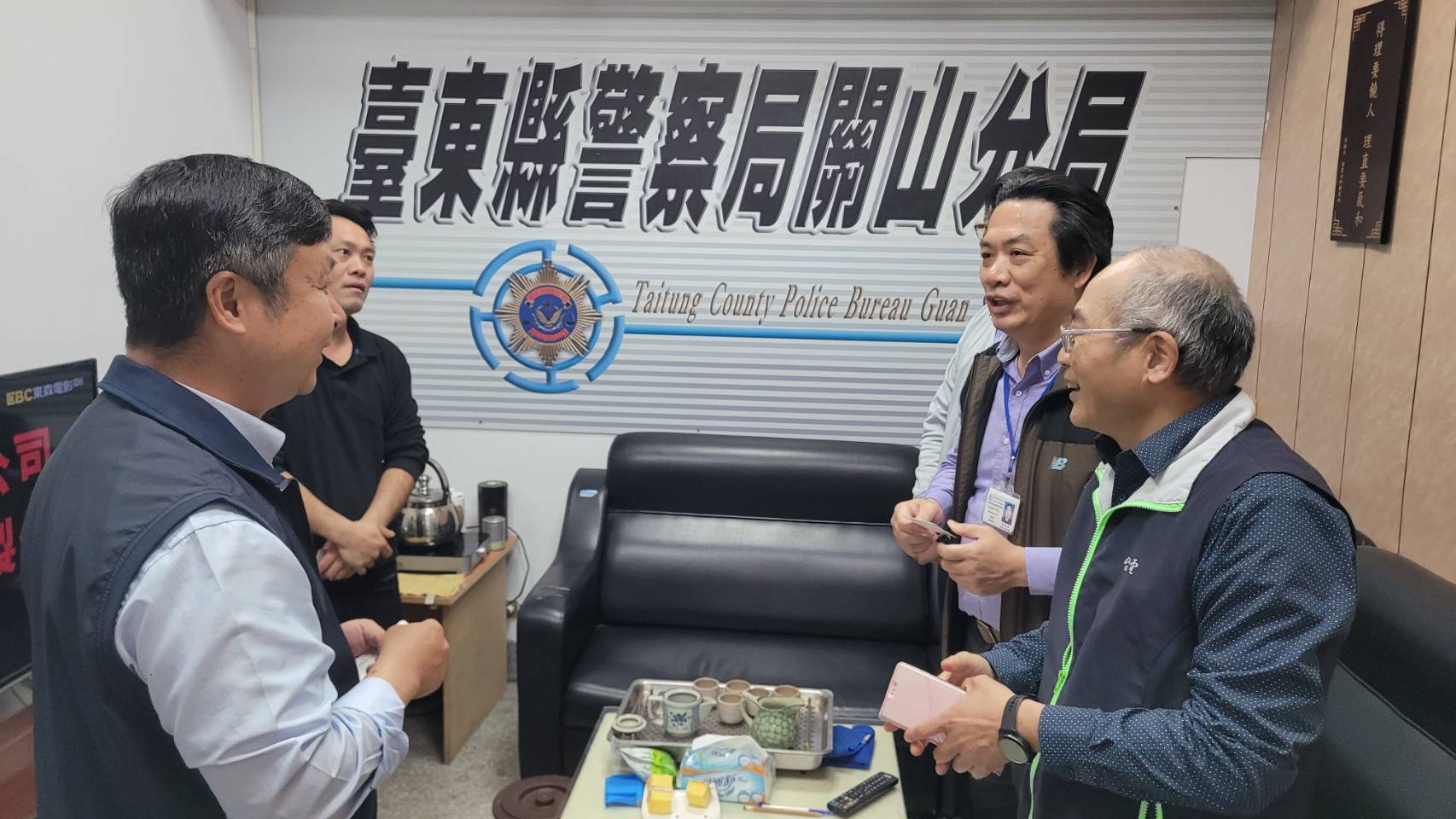 關山警破獲電纜竊盜案 臺電頒獎勵金致謝