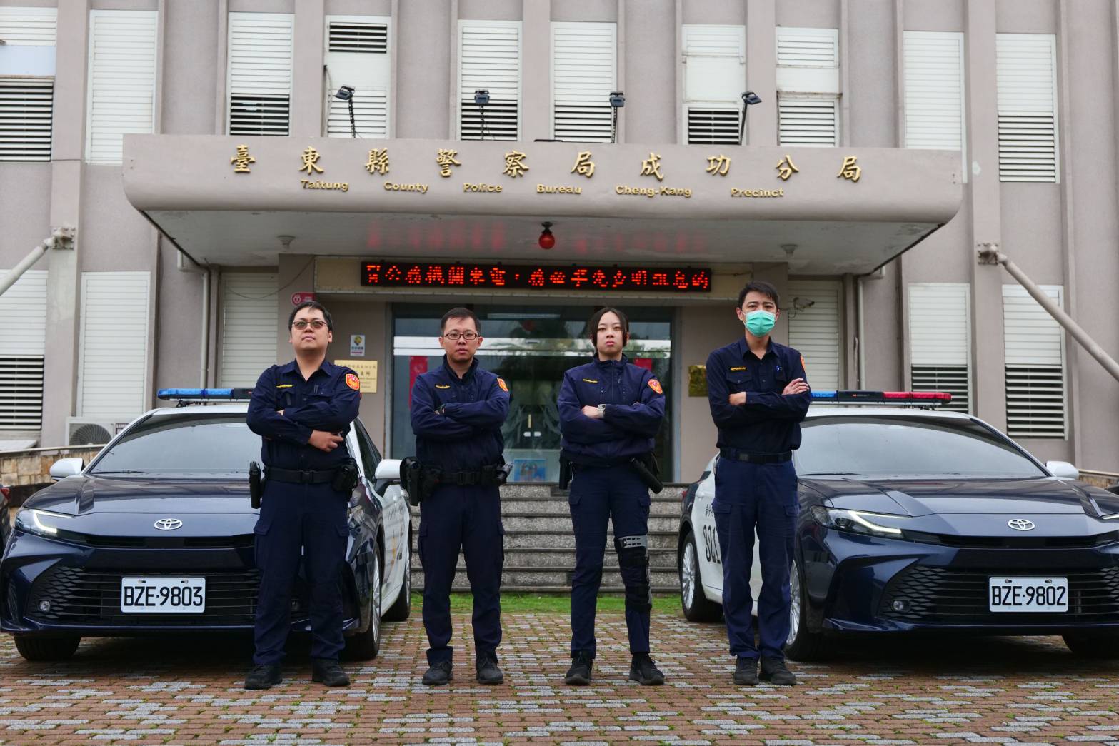 台東成功分局獲配全新巡邏車　提升執勤安全與機動性