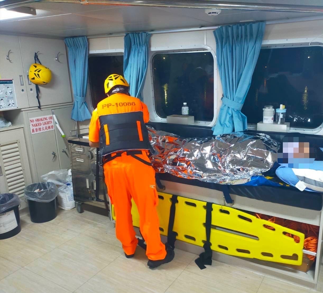 綠島意外傷兩人 海巡深夜急送醫 赴台救援搶分秒