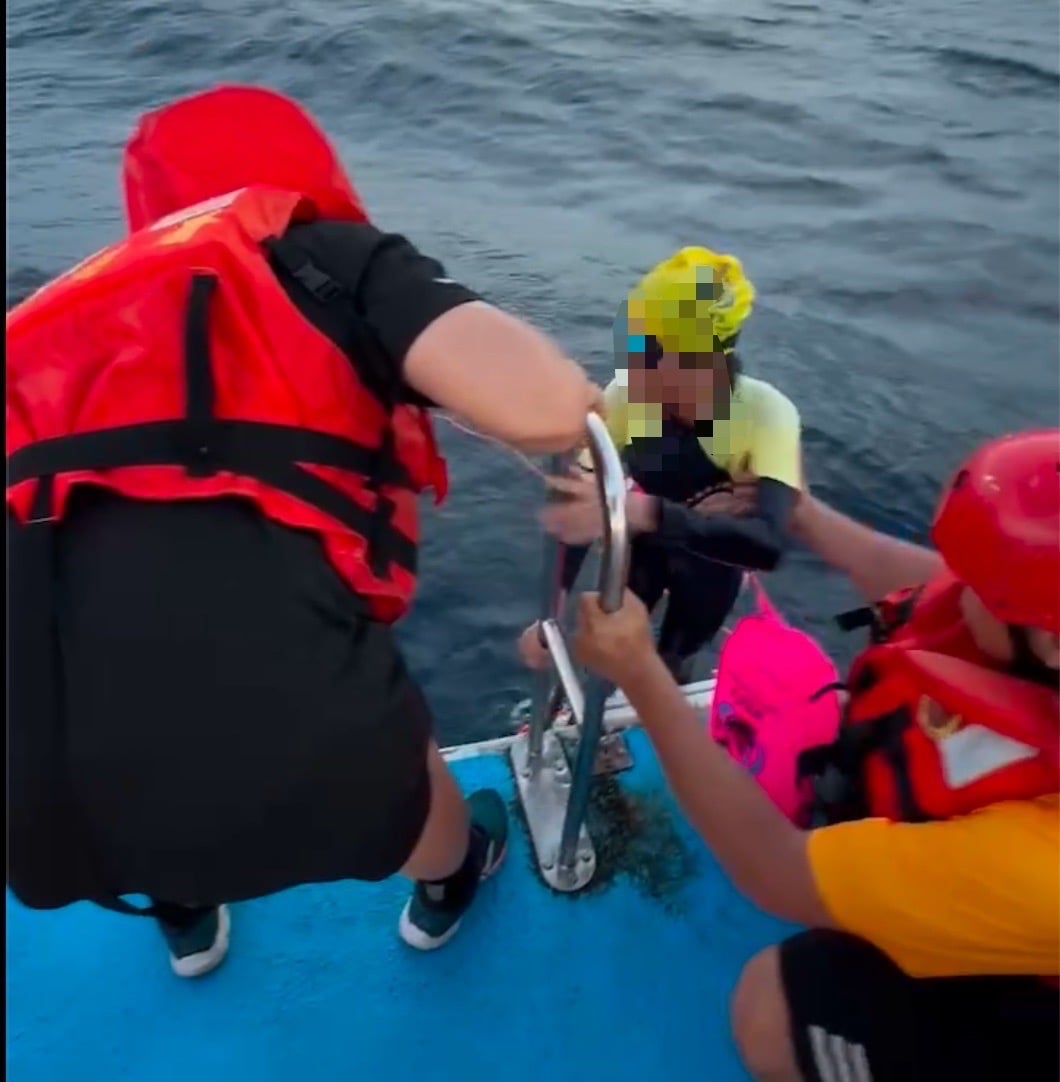 綠島5人划SUP遭海流困於海上　海巡聯手友船與救生單位迅速救援