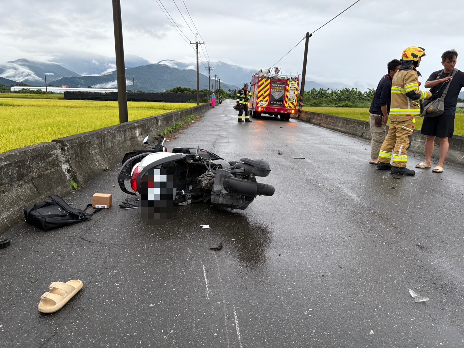 機車小貨車擦撞    機車駕駛不幸身亡
