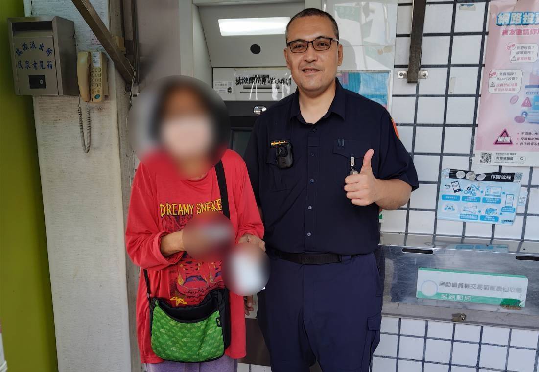 老婦提款遇難題 瑞源警即時協助領款