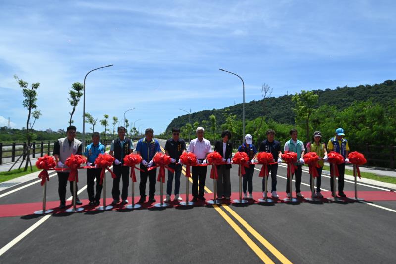 打通知本溫泉區交通動脈 龍馬大道正式通車