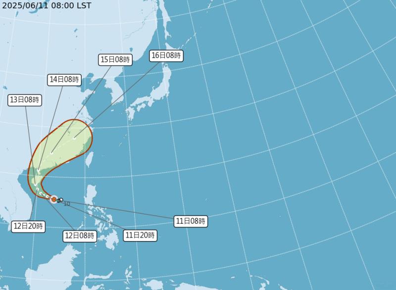 今年第一「颱」形成