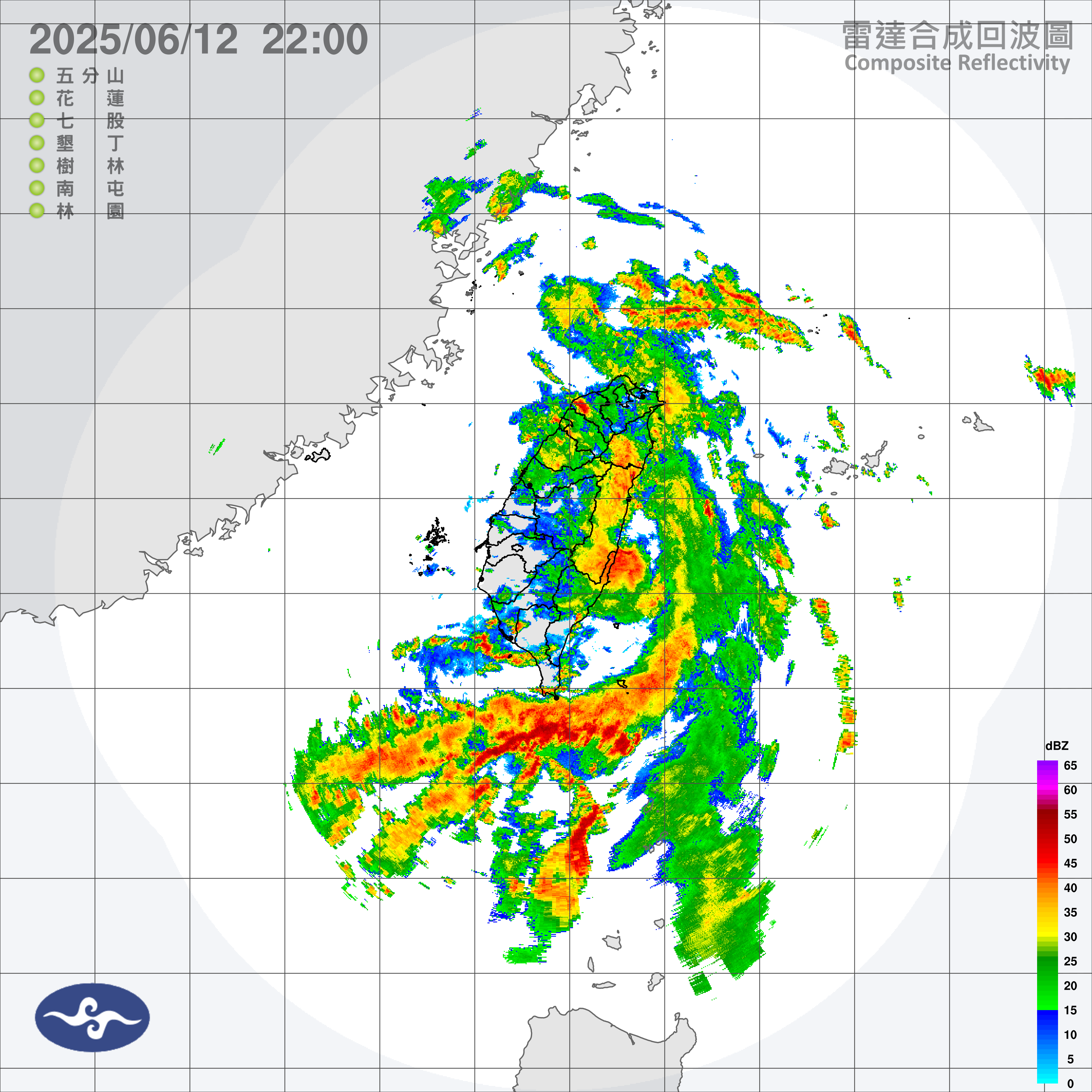 熱帶性低氣壓深夜至凌晨登陸! 花蓮、北台東雨勢很猛烈 將突破200毫米