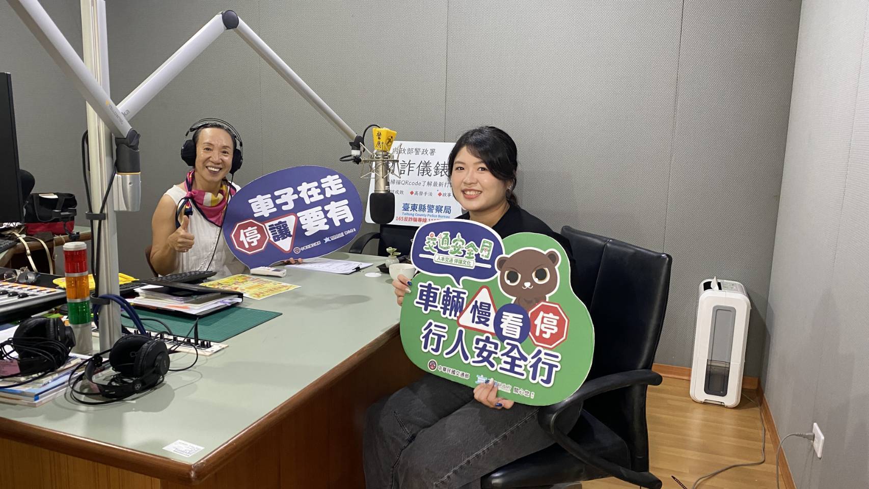 池上警所長空中宣講登場 「熱氣球、防詐、交安」同步提醒