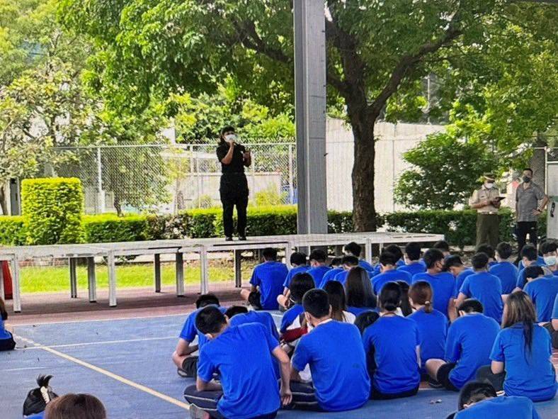 馬蘭警校園宣導,協助學生走出虛擬陷阱、遠離毒害風險