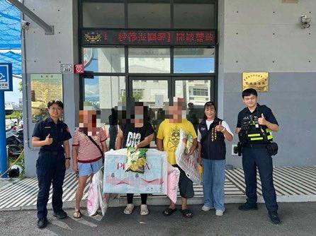 民眾千里迢迢熱心公益 寶桑警搭起關懷橋梁