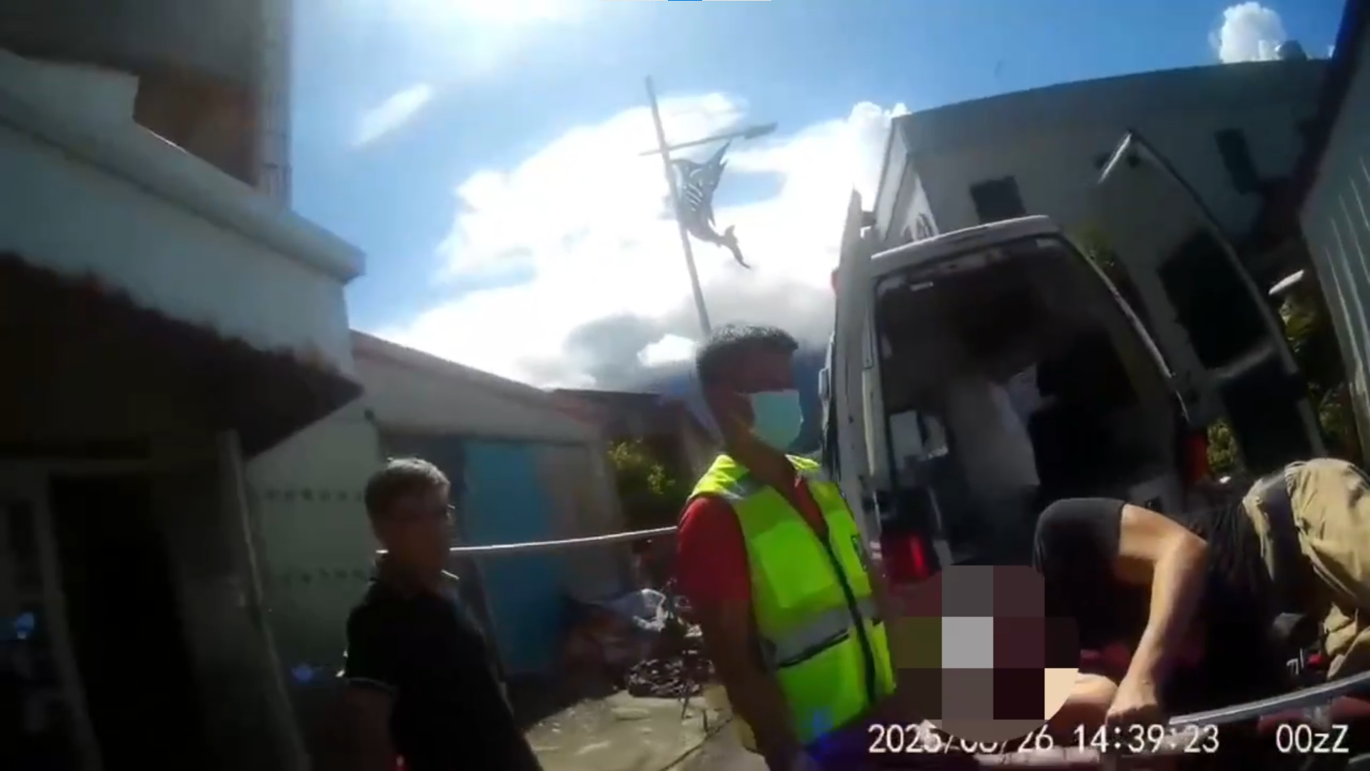 新豐派出所及時協助跌倒長者就醫