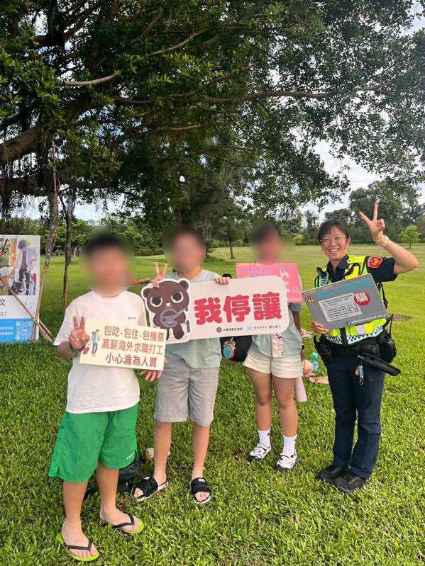 寶桑警貼近民眾傳遞安全觀念,深入市集宣導不停歇