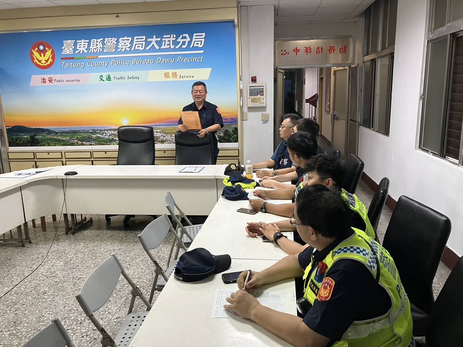 大武警啟動「交通大執法」 維護暑期交安