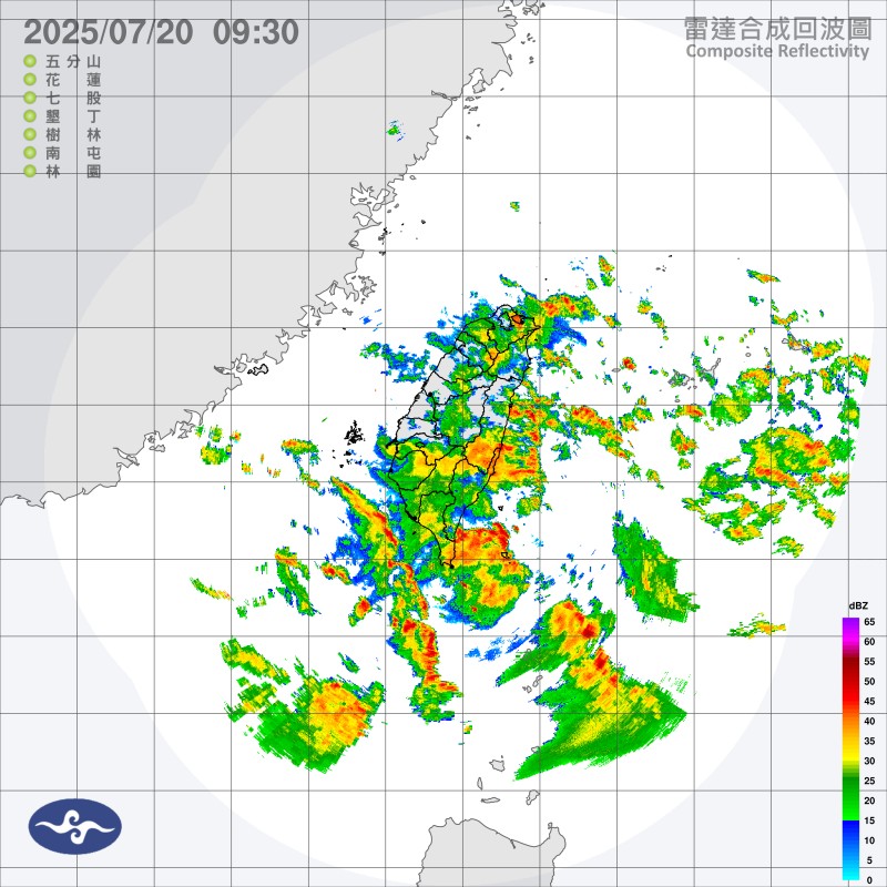 花東今天嚴防豪雨