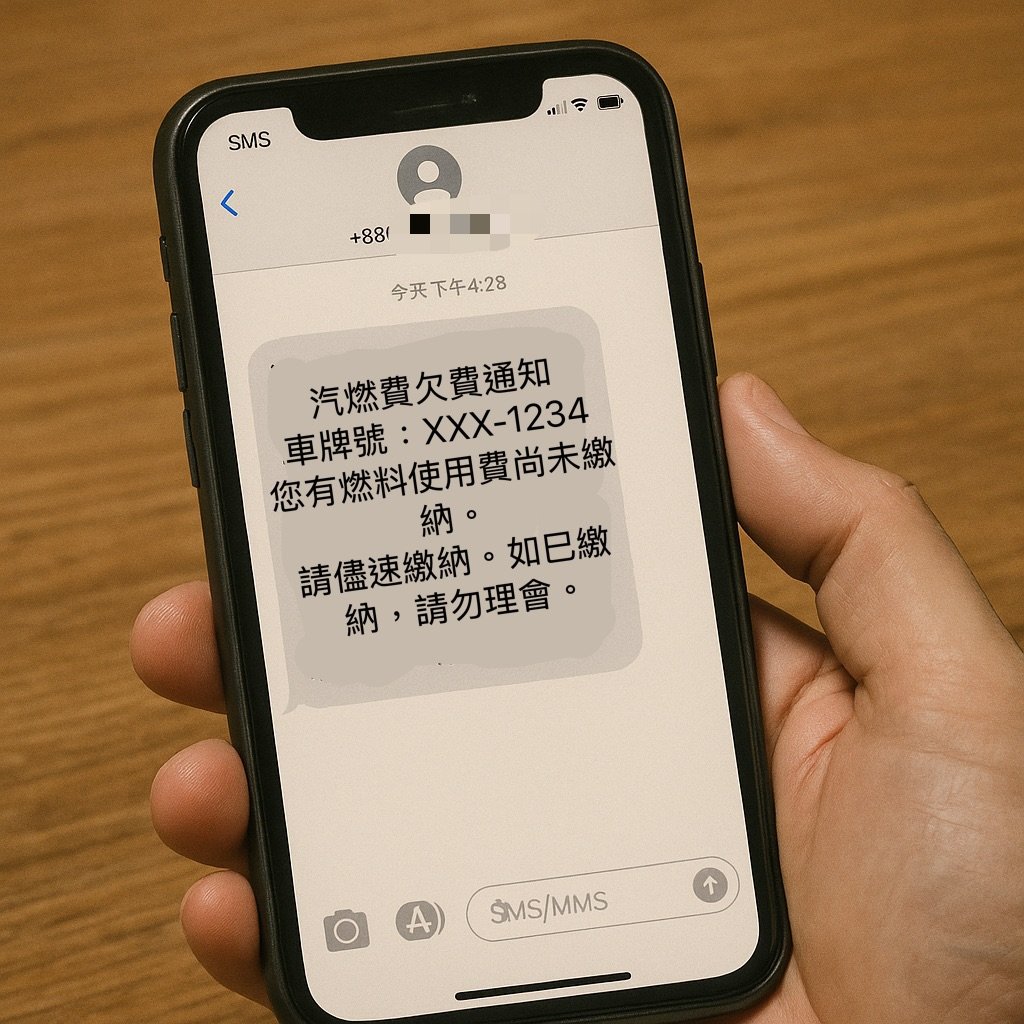 係金ㄟ~~汽燃費簡訊通知欠費，催繳不繳納會被罰喔~~