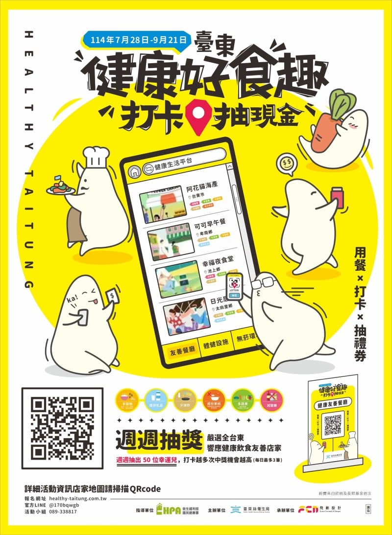 臺東健康飲食友善餐廳活動開跑