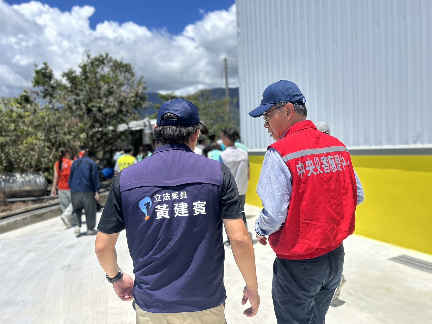 黃建賓爭取14億重建經費 卓榮泰承諾五大方案助台東復原