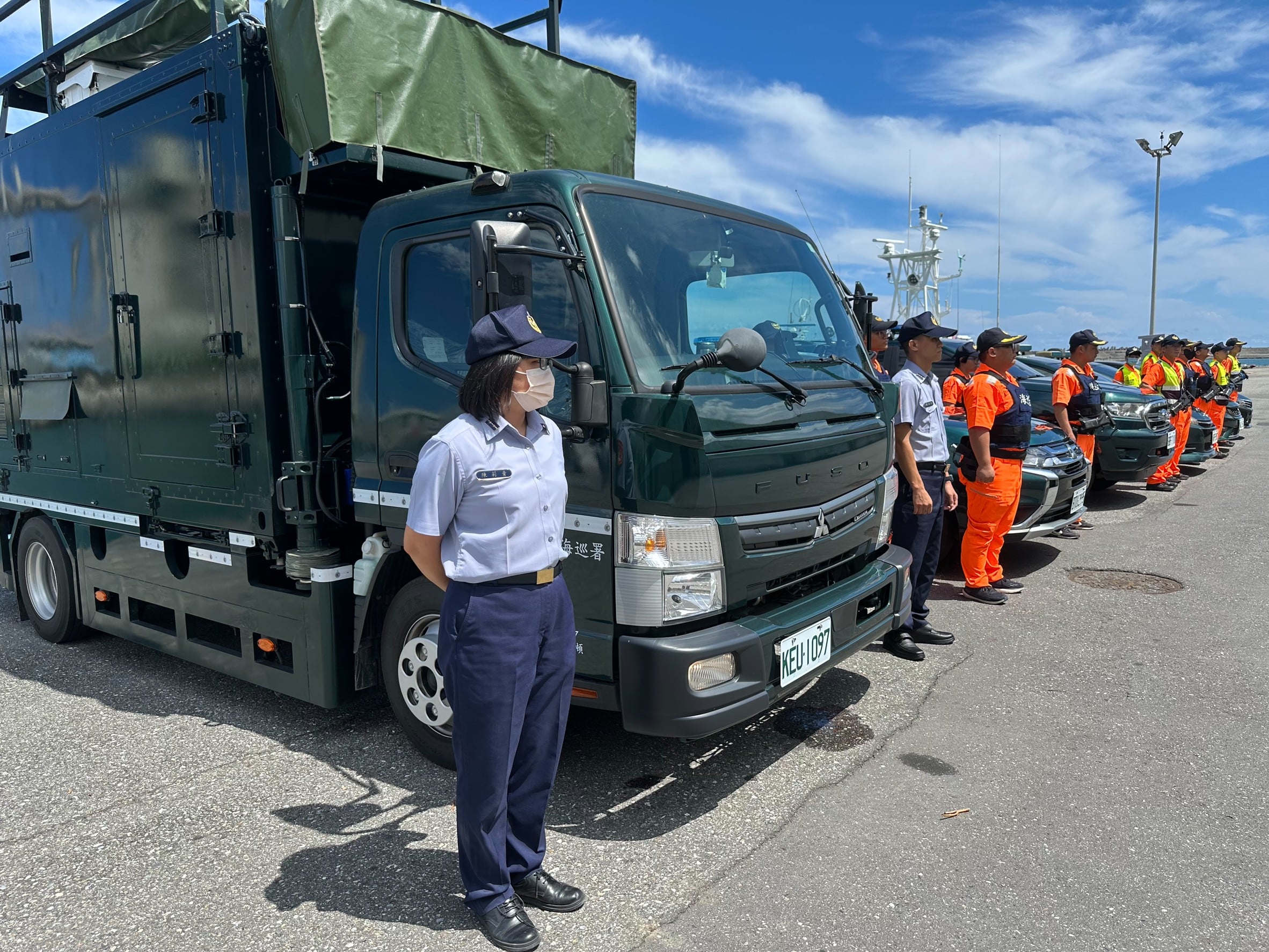 海巡署東部分署花東、蘭嶼綠島「異地分時」聯合擴大威力掃蕩