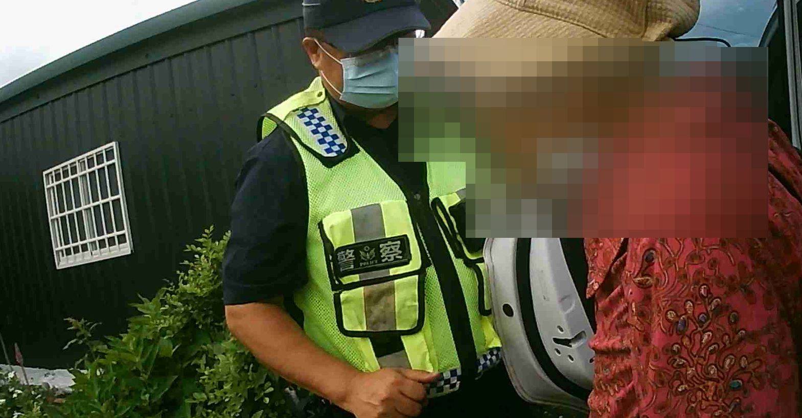 成功警察分局長濱分駐所暖心協助　高齡長者安全返家