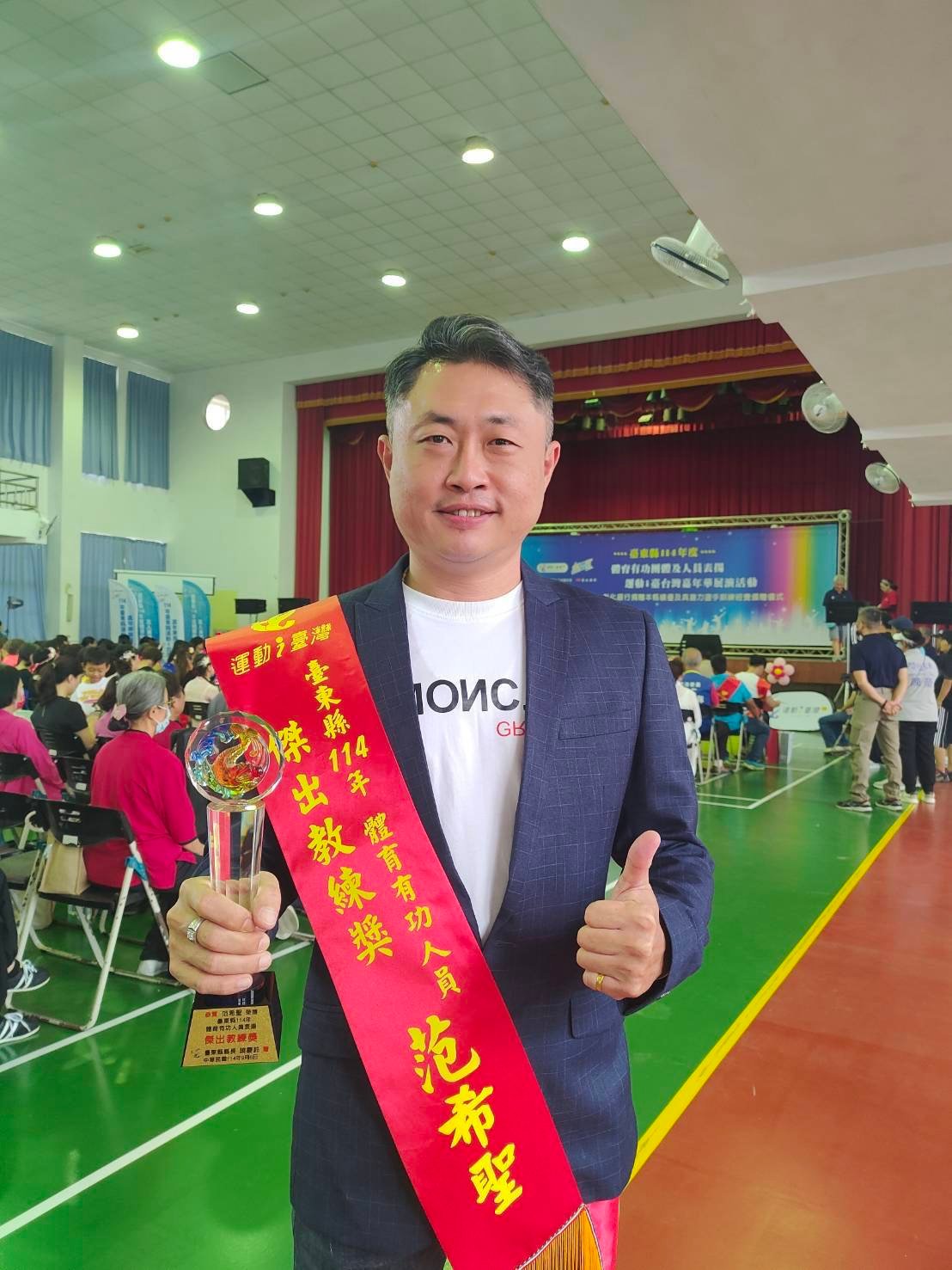 台東之光!現代五項國際教練范希聖 榮獲「體育有功教練獎」