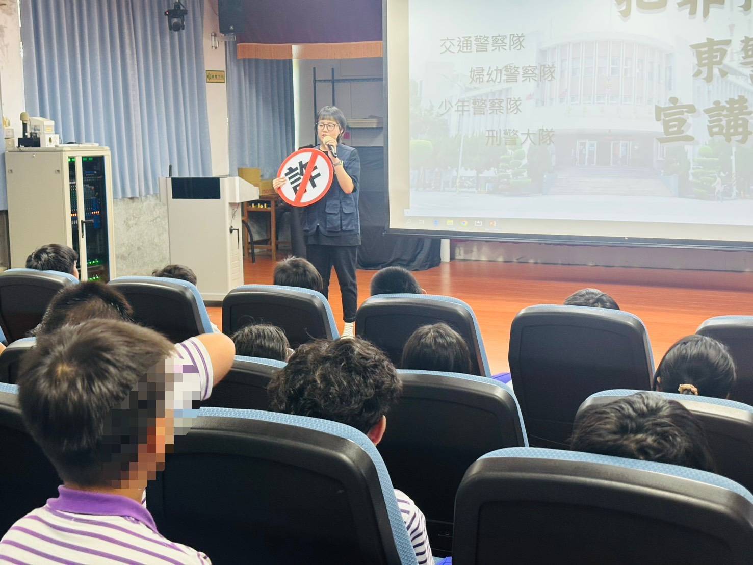 東警宣講團走訪校園 強化識詐宣導教育面