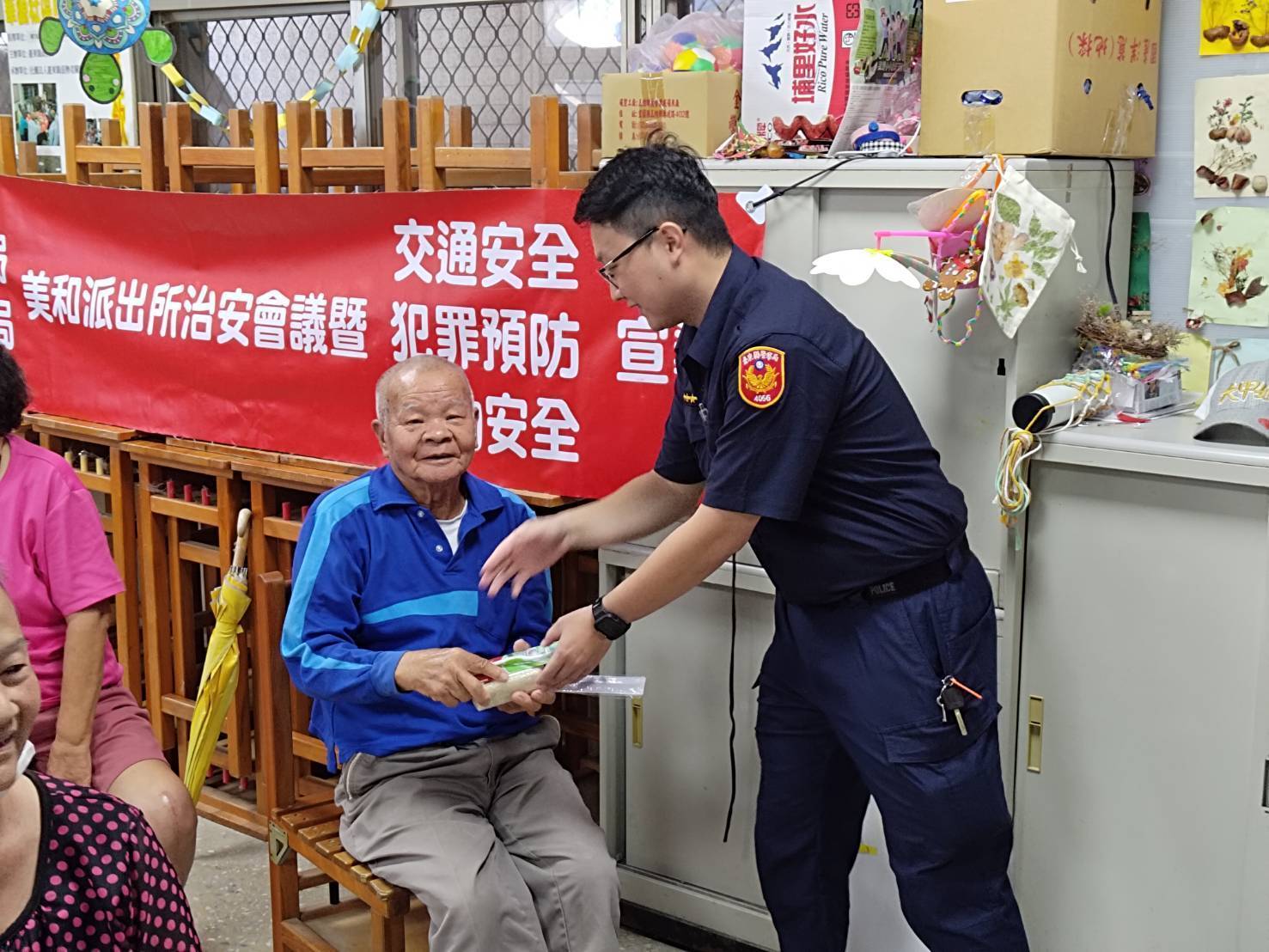 大武警深入華源社區治安會議 交安反詐一起來