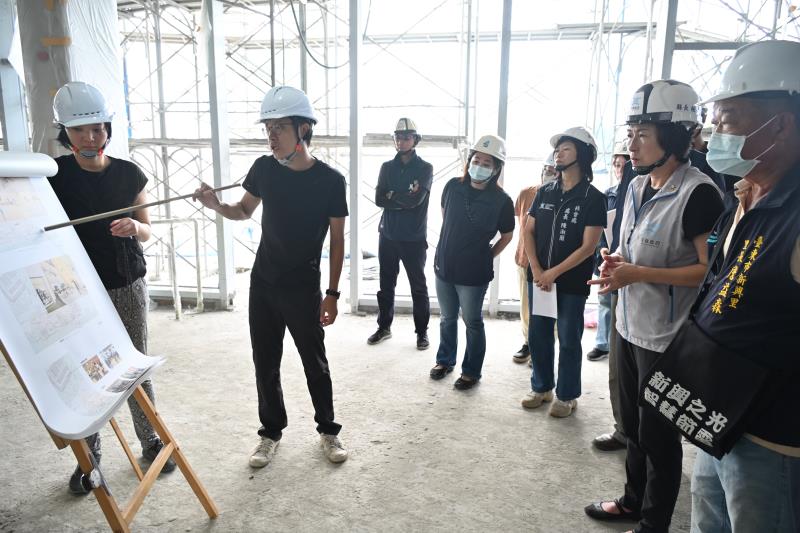 饒縣長視察3大工程 縮短公私部門差距 留住專業人才 宣布為縣府「約用技術員」加薪