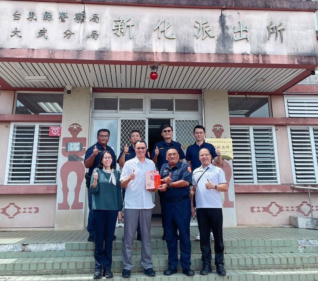 督察長蔡培元連假前夕蒞臨大武分局　為基層同仁送上祝福與打氣