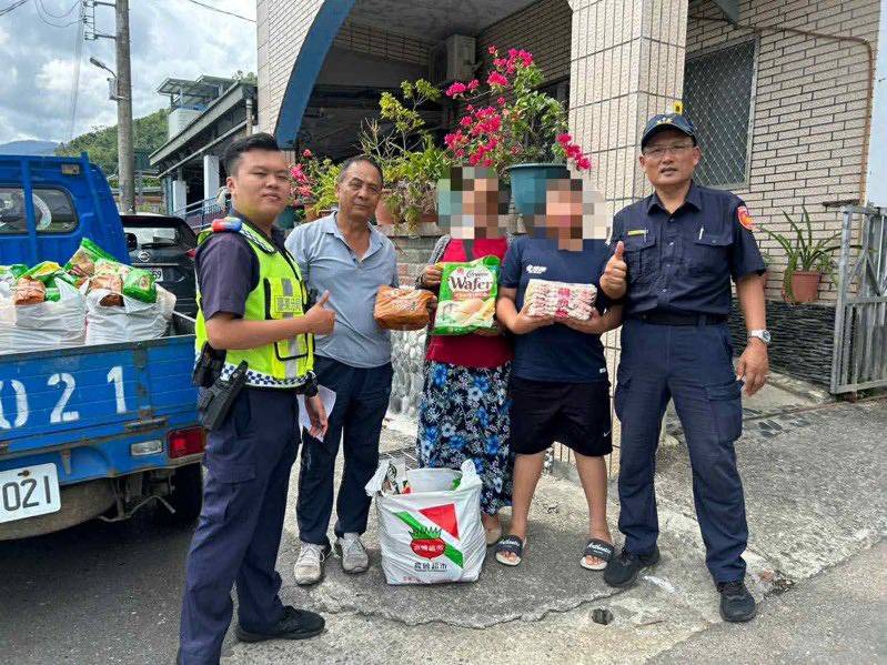 東警攜手結合地方 關懷弱勢發送物資傳遞溫暖