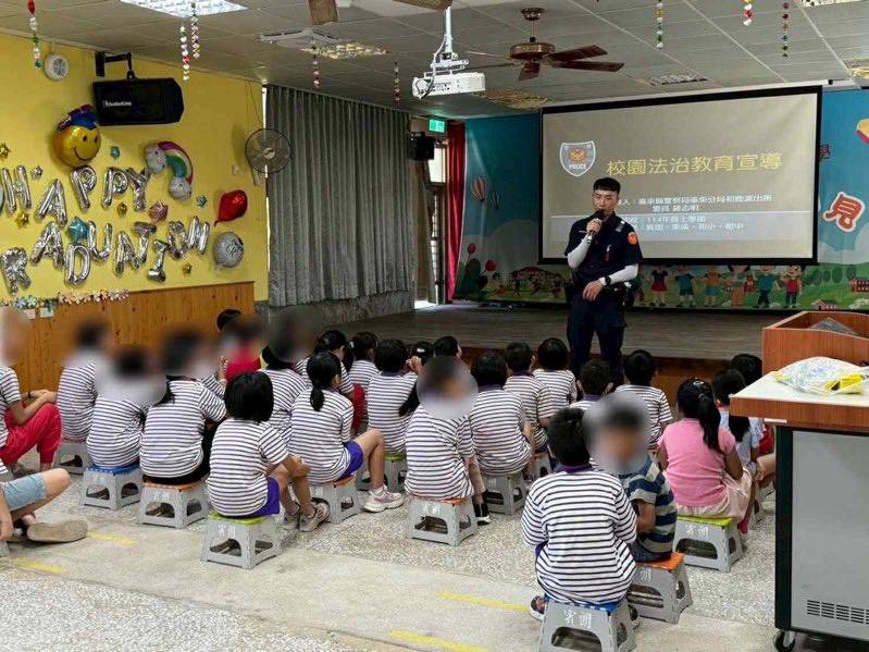 安全教育向下扎根 初鹿警校園宣導不停歇