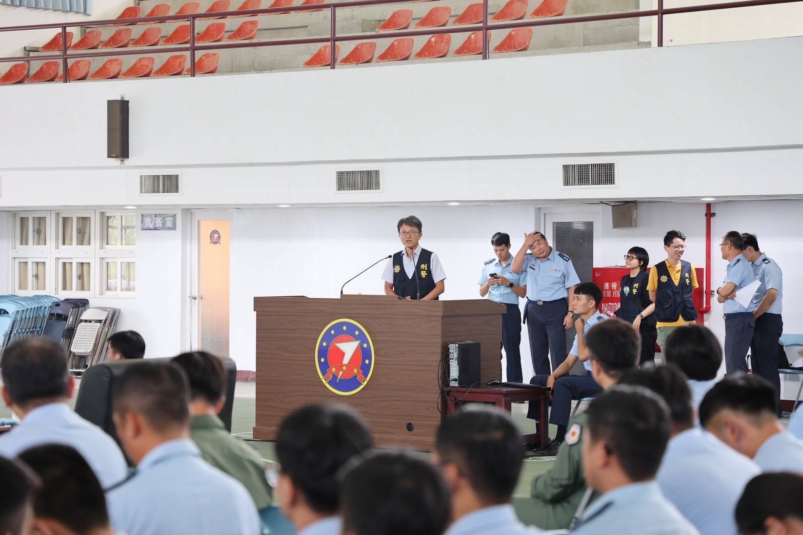 赴志航基地宣導分享辦案實例，強化識詐避免淪為覬覦的對象