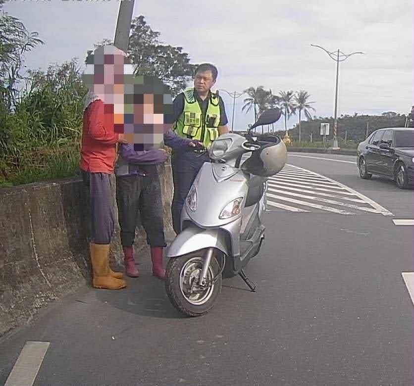 知本警暖心協助婦人返家 關懷備至展現為民精神