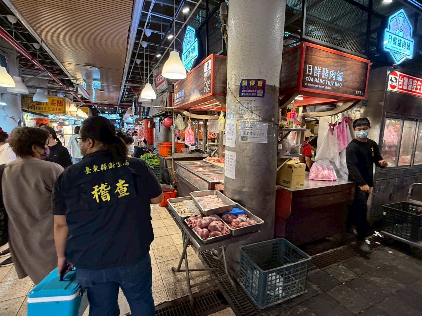 防非洲豬瘟豬肉流入 ! 臺東縣把關食品衛生、市場流通安全