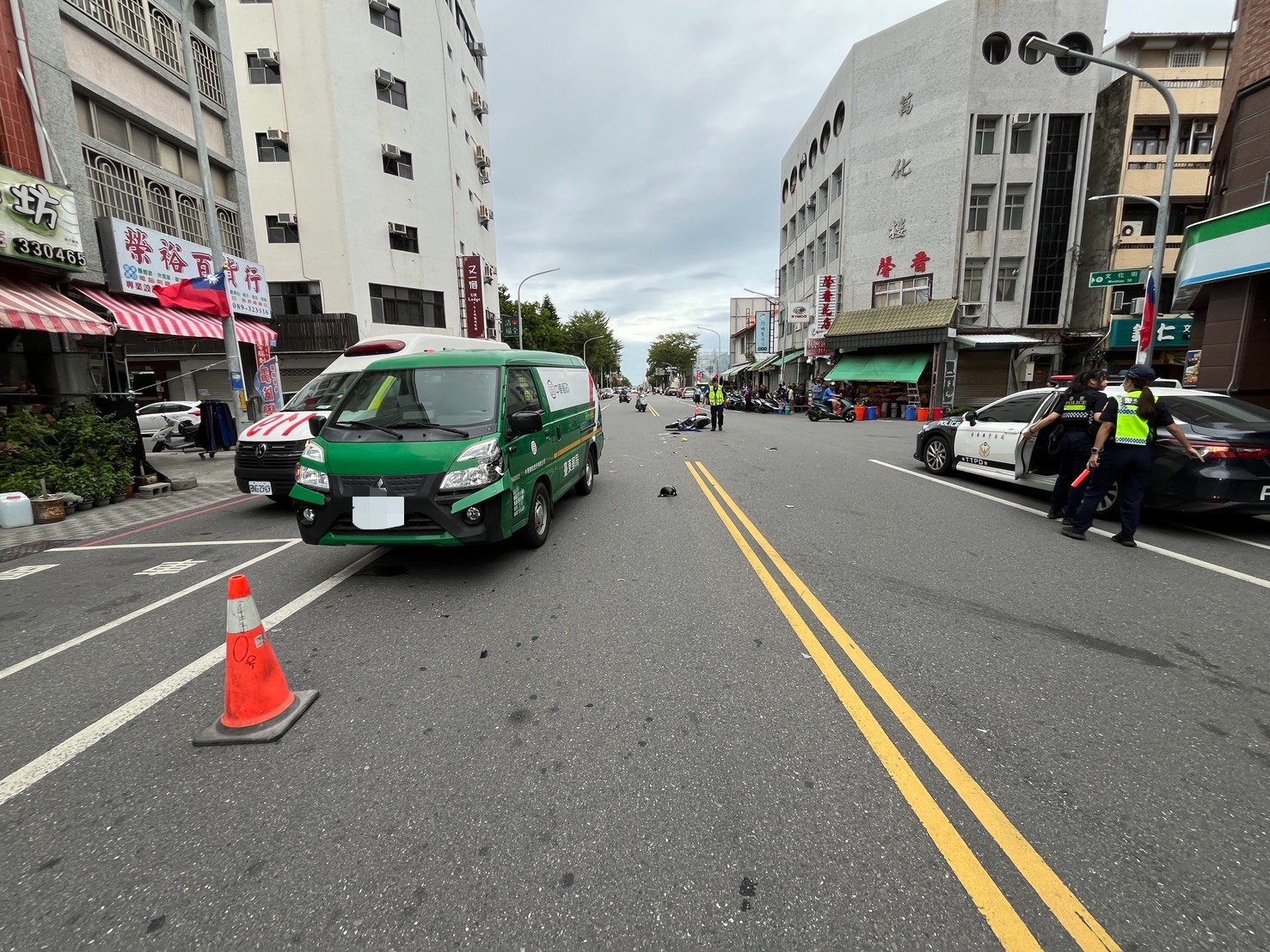 台東市中山路與文化街口交通事故 一騎士送醫不治
