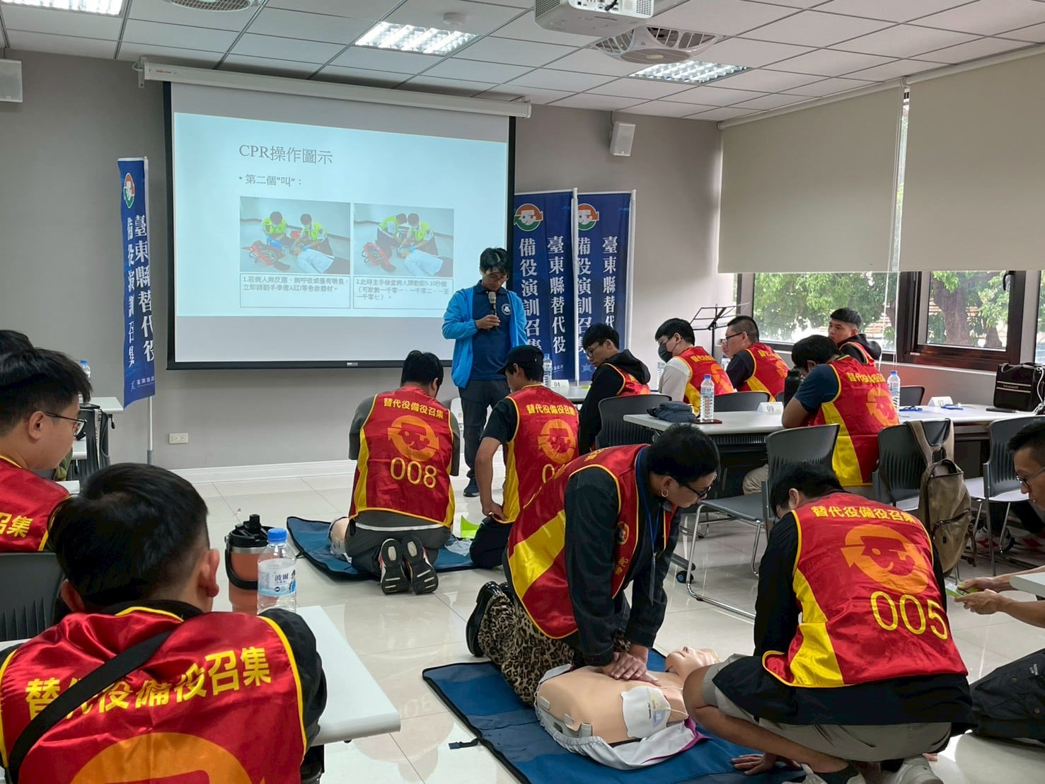 替代役役男初級救護員教召，提升防救災支援能量與備援