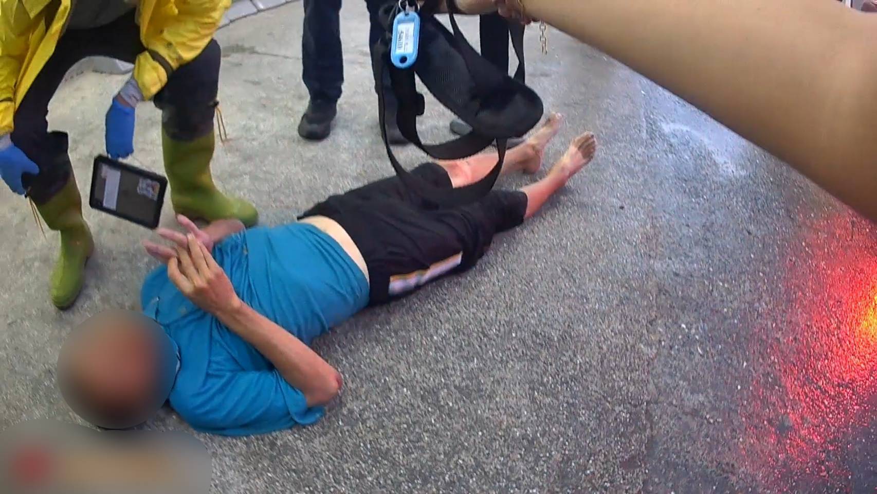 熱心民眾通報池上警及時救援失溫男子　警消合作挽回一命