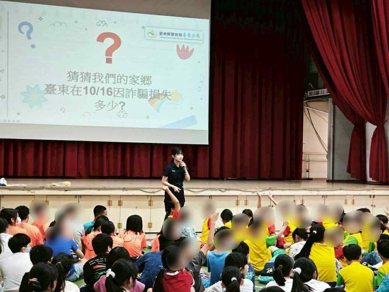 法治觀念從幼苗扎根做起，入校宣導以提升危機意識