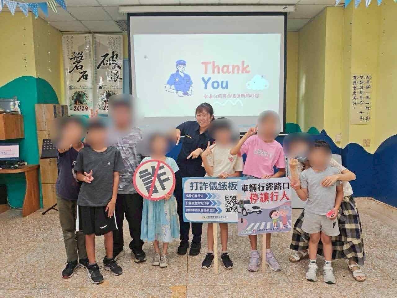 交通安全從心出發　寶桑警察至社區宣導用路安全